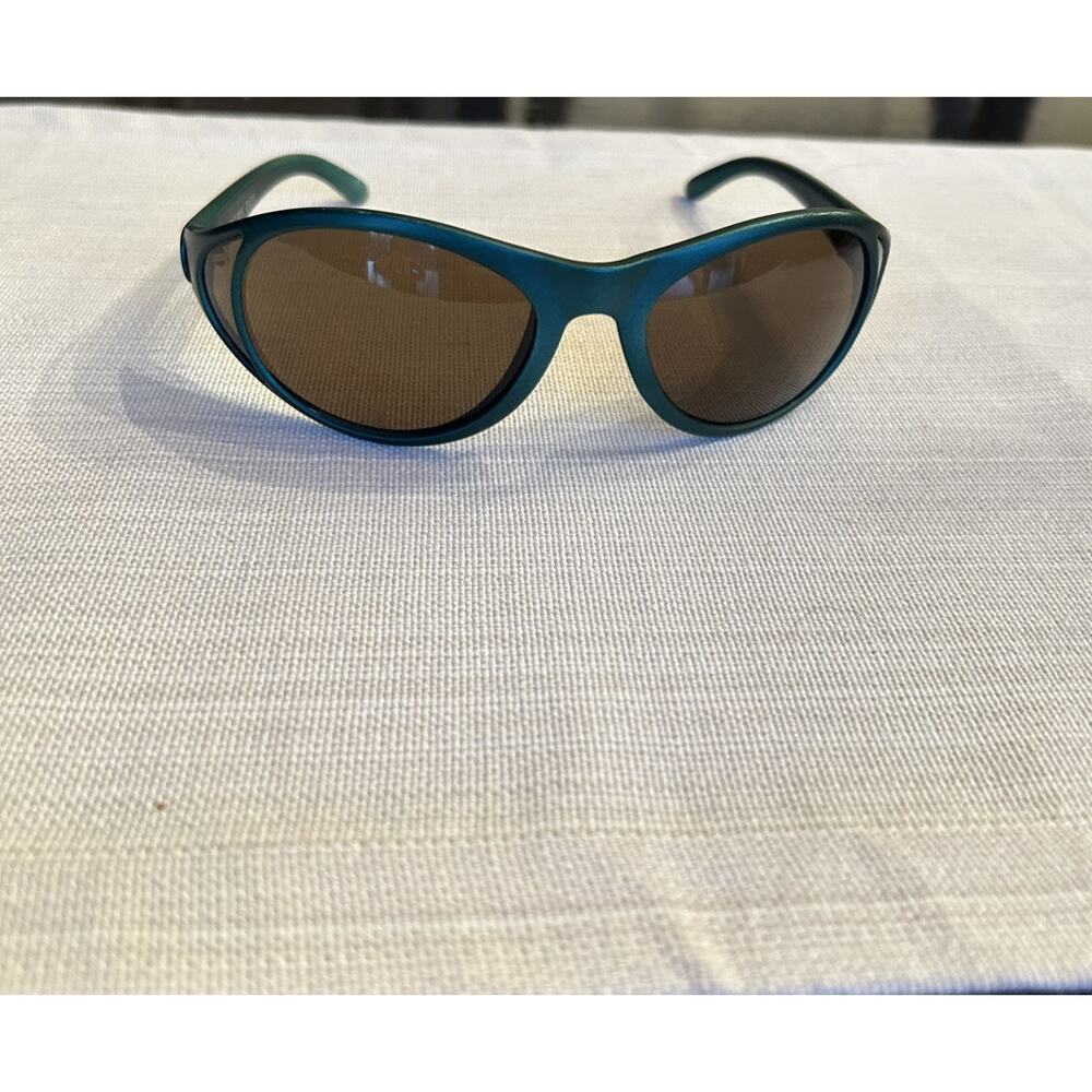 ROYZ Crater 820S Wrap Sunglasses Dark Teal Green *READ* ITALY B25